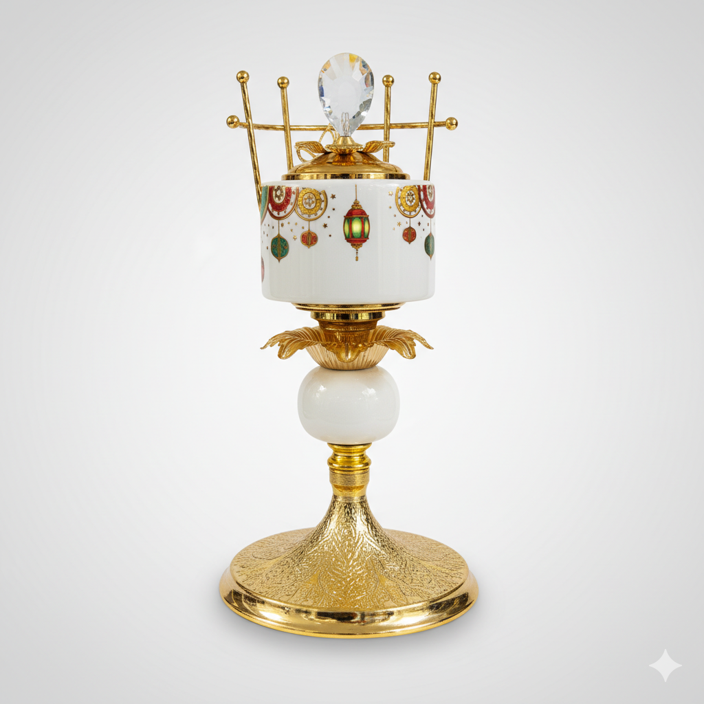 مبخرة فاخرة – تصميم تراثي مزخرف - الصورة 4