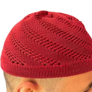 طاقية بالكروشي