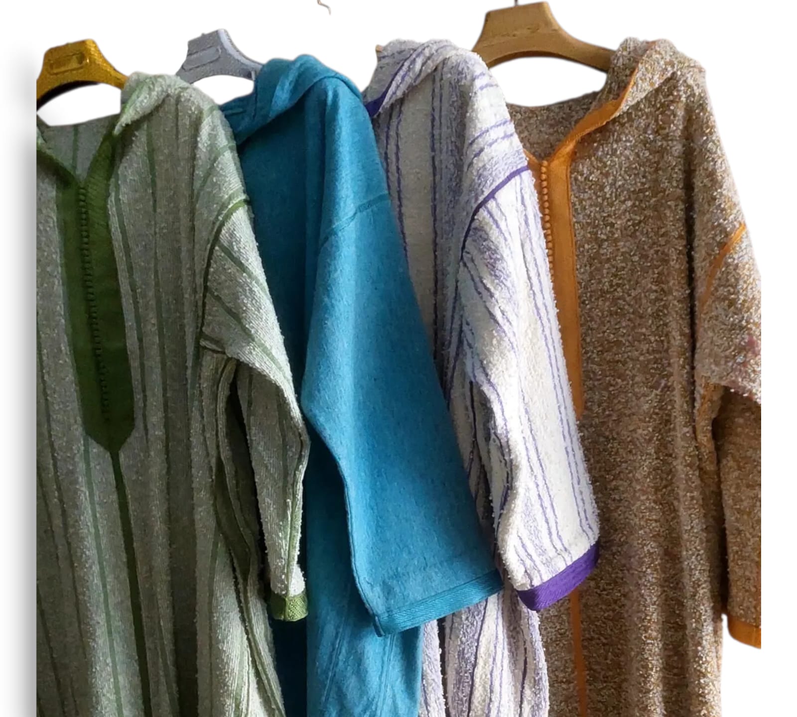 جلباب وزاني حبة غليظة مخيط باليد